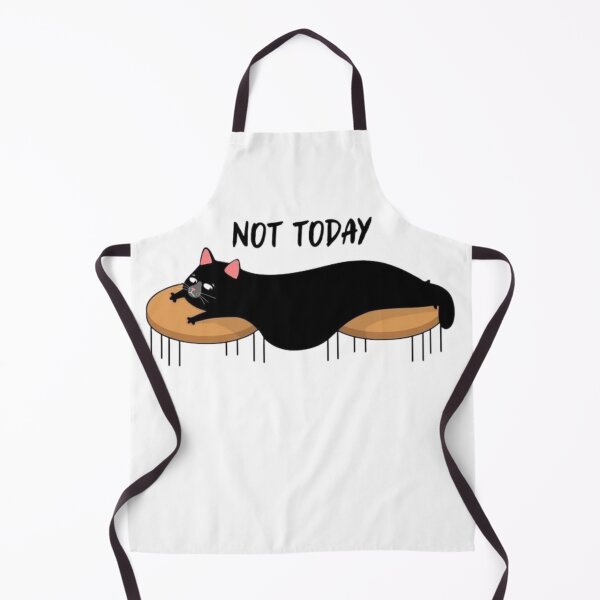 Item preview, Not Today | Lazy Black Cat Relaxing Illustration International Cat Day designed and sold by Palette & Hue.