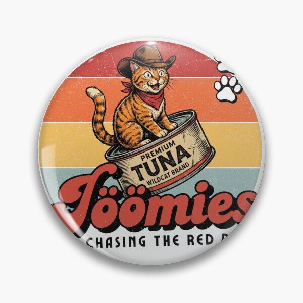 Item preview, Cowboy Cat Zoomies Chasing The Red Dot - Vintage Retro Western designed and sold by TeehMeow.