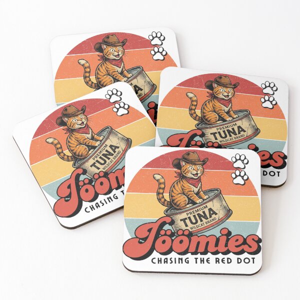 Item preview, Cowboy Cat Zoomies Chasing The Red Dot - Vintage Retro Western designed and sold by TeehMeow.