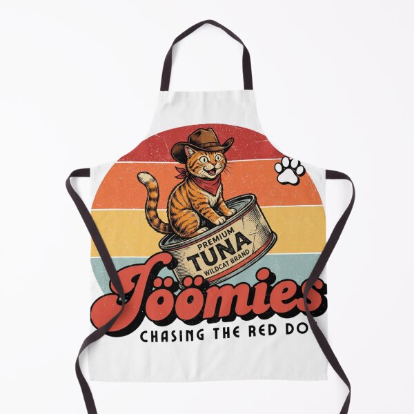 Item preview, Cowboy Cat Zoomies Chasing The Red Dot - Vintage Retro Western designed and sold by TeehMeow.