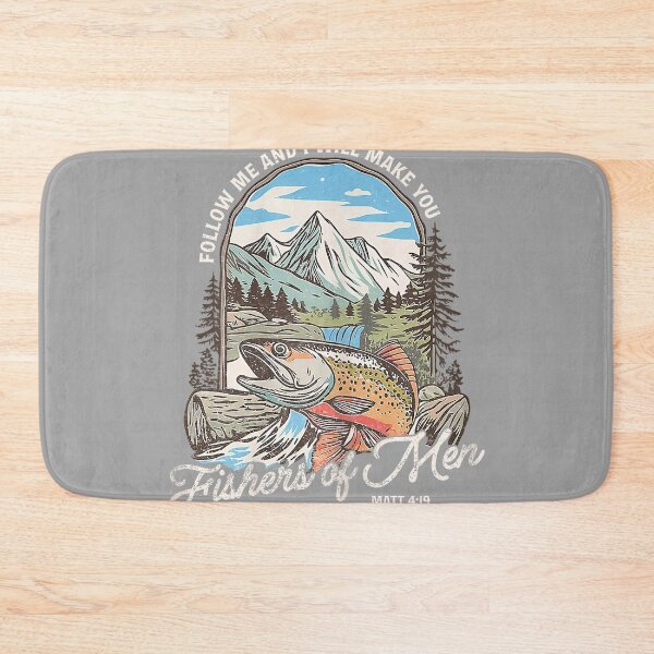 Item preview, Follow Me & I Will Make You Fishers of Men Christian Jesus designed and sold by GreggRoss.