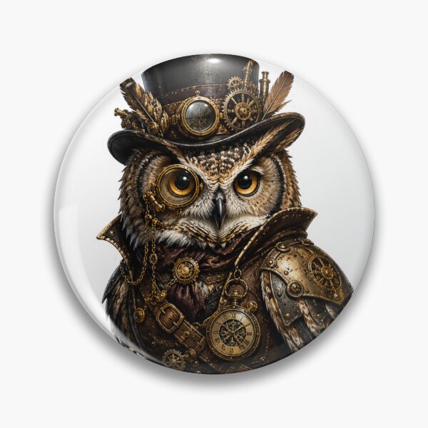Item preview, Steampunk Owl designed and sold by VerdePegajoso.