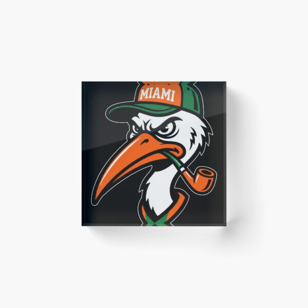 Item preview, Vintage Miami Ibis Mascot With Pipe And Cap designed and sold by Doce Caos Criativo.