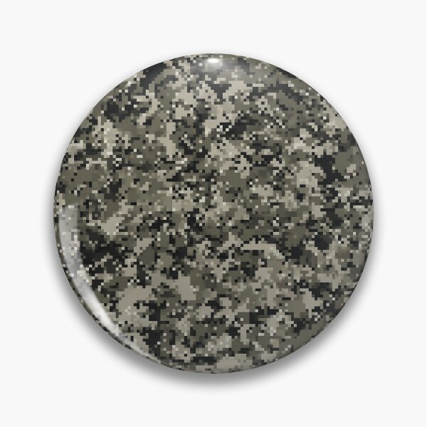 Item preview, Digital Pixel Camo Pattern - Grey Green & Black Pixelated Camouflage Design designed and sold by Nine Lives Studio.