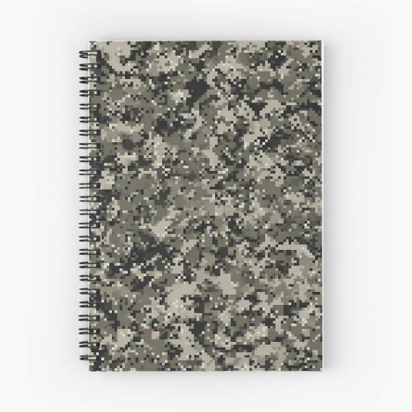 Item preview, Digital Pixel Camo Pattern - Grey Green & Black Pixelated Camouflage Design designed and sold by Nine Lives Studio.