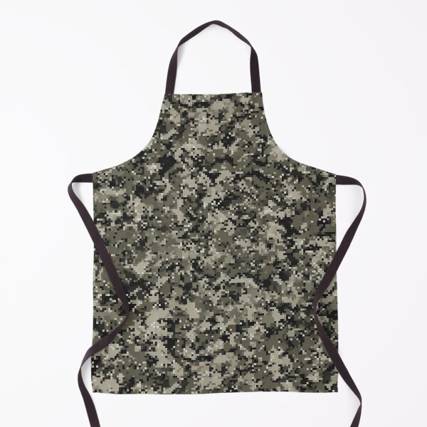 Item preview, Digital Pixel Camo Pattern - Grey Green & Black Pixelated Camouflage Design designed and sold by Nine Lives Studio.