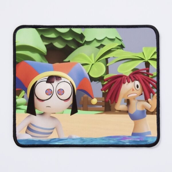 Item preview, Surreal Beach Jester & Rag Doll Summer Adventure | Colorful Digital Fantasy Art designed and sold by Billy Morfo™.