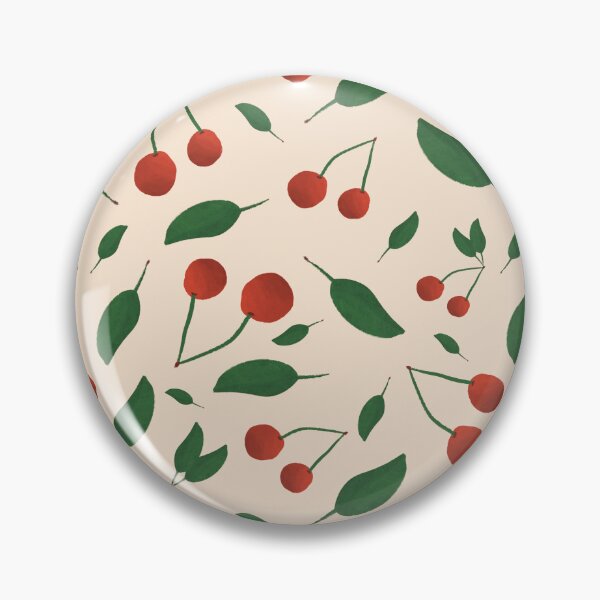 Item preview, Pretty cherries on a yellow-orange background designed and sold by BelirisCréations.