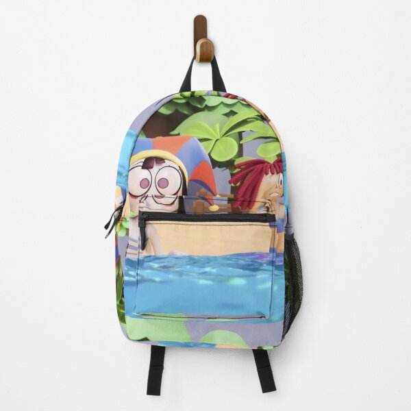 Item preview, Surreal Beach Jester & Rag Doll Summer Adventure | Colorful Digital Fantasy Art designed and sold by William Cano.