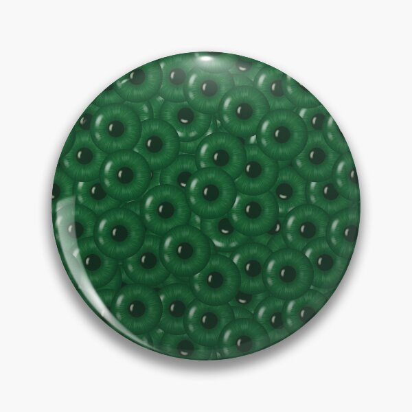 Item preview, The pattern is saturated with dark green eyes designed and sold by Cherevan.