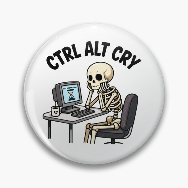 Item preview, CTRL, ALT, CRY - Officer Humour designed and sold by TAGITG111.