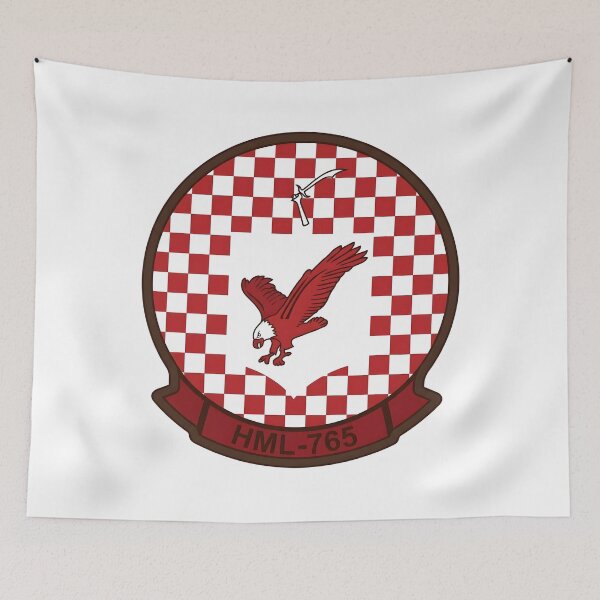 Item preview, USMC HML-765 Marine Light Helicopter Squadron Insignia designed and sold by CharlieDesings.