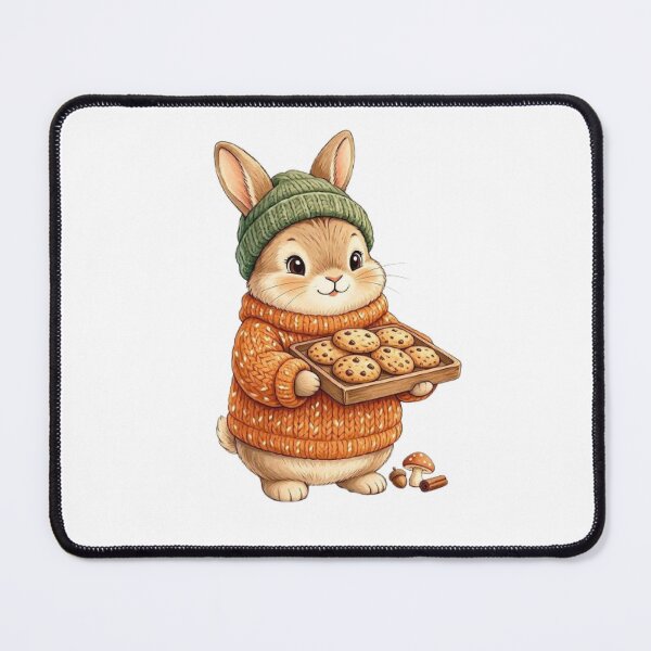 Item preview, Cozy Bunny Baking Cookies | Cute Woodland Autumn Animal Illustration designed and sold by vigzhifushions.