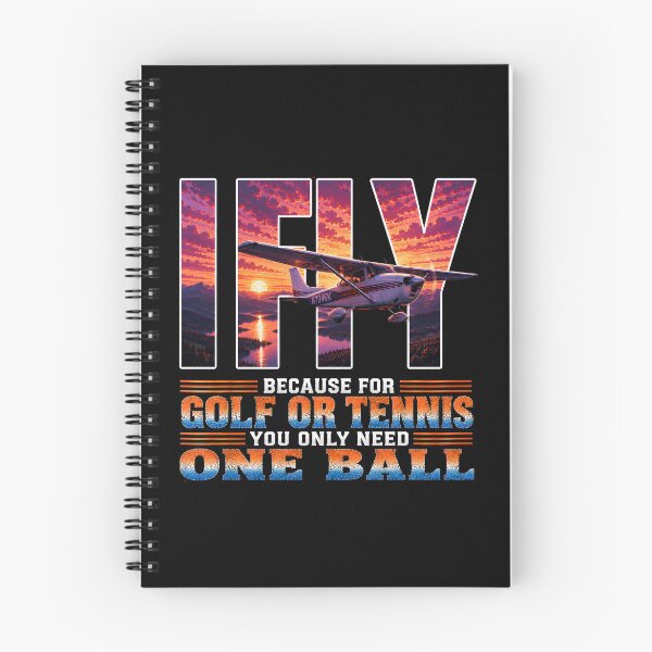 Item preview, I FLY – Funny Pilot Shirt | Because for Golf or Tennis You Only Need One Ball designed and sold by SVALANART.