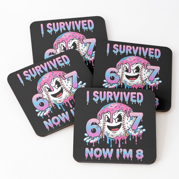 Item preview, I Survived 67 Now I'm 8 designed and sold by Art-Max.