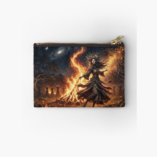 Item preview, Midsummer Shaman Ritual - Pagan Witch Fire Dance designed and sold by GreenDreamArt.