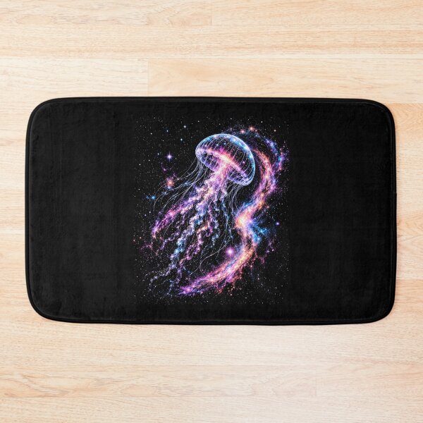 Item preview,  Glowing Celestial Jellyfish Galaxy Diving Space Galaxy Night Sky designed and sold by SOUFIANE1991.