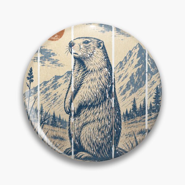 Item preview, Marmot in the Alpine Meadow designed and sold by VisualArtsOasis.