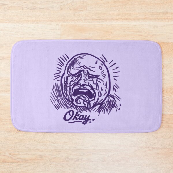 Item preview, Okay. Retro Vintage Crying Meme Face | Classic Rage Comic Reaction | Funny Internet Meme Sticker designed and sold by StickyDelights.