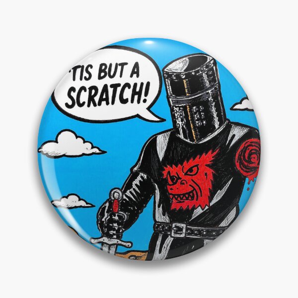 Item preview, The Black Knight Always Triumphs designed and sold by PopFright Art Company .