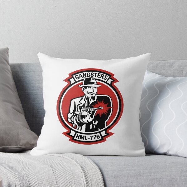 Item preview, USMC HML-776 "Gangsters" Marine Light Helicopter Squadron Insignia designed and sold by CharlieDesings.