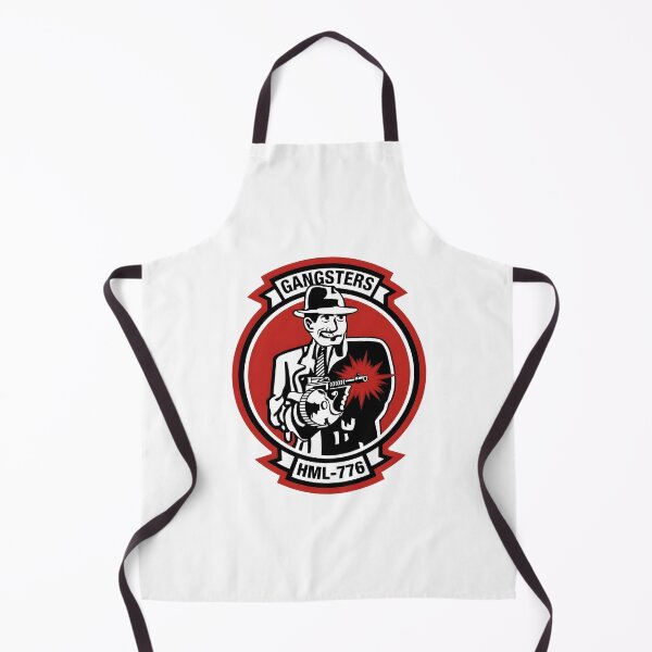 Item preview, USMC HML-776 "Gangsters" Marine Light Helicopter Squadron Insignia designed and sold by CharlieDesings.