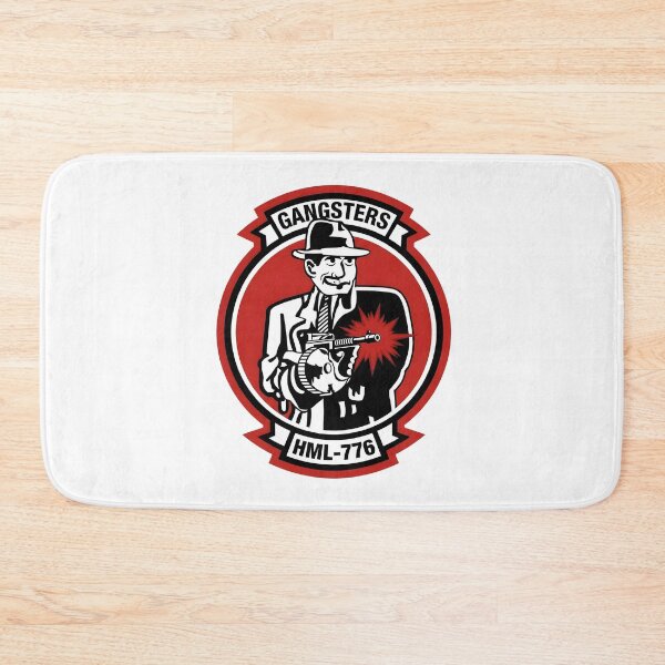 Item preview, USMC HML-776 "Gangsters" Marine Light Helicopter Squadron Insignia designed and sold by CharlieDesings.