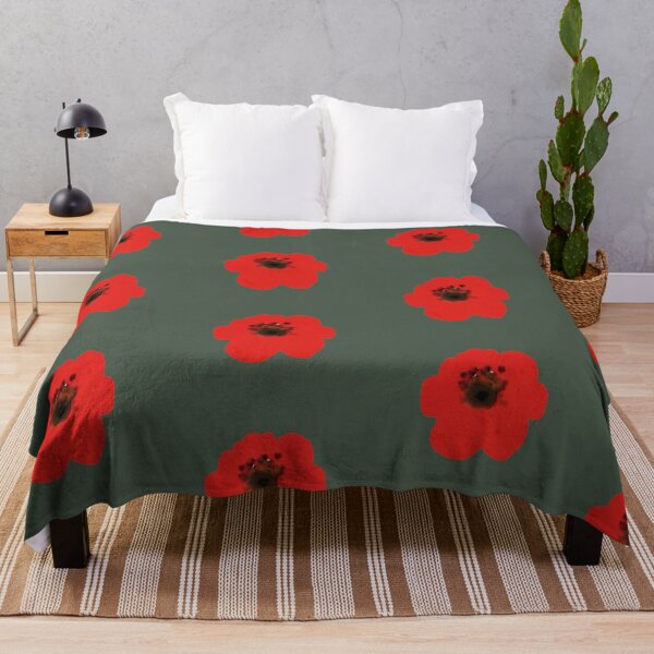 Item preview, Minimalist Red Poppy Watercolor Bloom designed and sold by BalkanBloom.