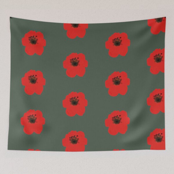 Item preview, Minimalist Red Poppy Watercolor Bloom designed and sold by BalkanBloom.