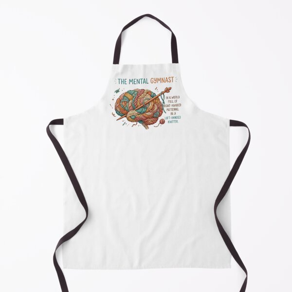 Item preview, The Mental Gymnast Left Handed Knitter designed and sold by GaflariDesign.