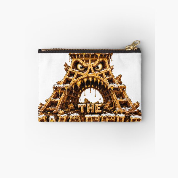 Item preview, The Waffle Tower - Scary Eiffel Tower Monster Funny Horror Print designed and sold by HorrorWorldWeb.