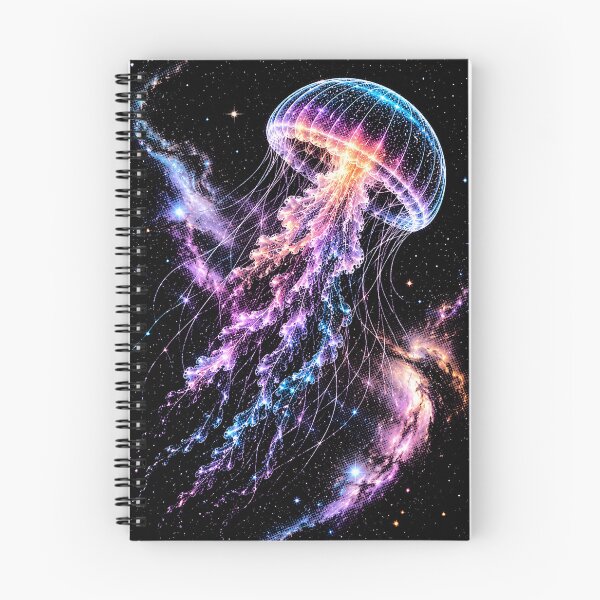 Item preview,  Glowing Celestial Jellyfish Galaxy Diving Space Galaxy Night Sky designed and sold by SOUFIANE1991.