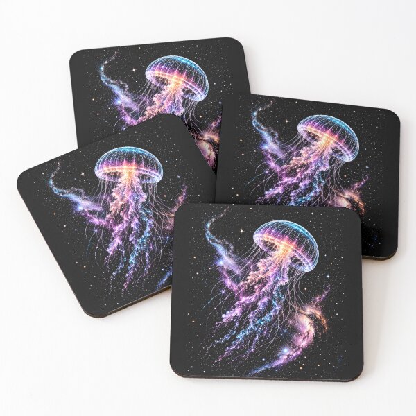 Item preview,  Glowing Celestial Jellyfish Galaxy Diving Space Galaxy Night Sky designed and sold by SOUFIANE1991.