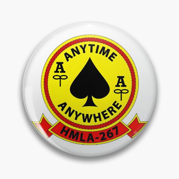 Item preview, USMC HMLA-267 "Stingers" Marine Light Attack Helicopter Squadron Insignia designed and sold by CharlieDesings.