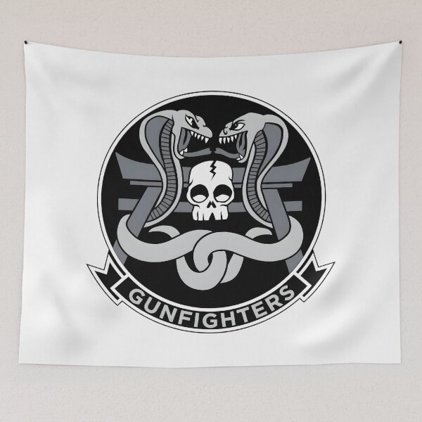 Item preview, USMC HMLA-369 "Gunfighters" Marine Light Attack Helicopter Squadron Insignia designed and sold by CharlieDesings.