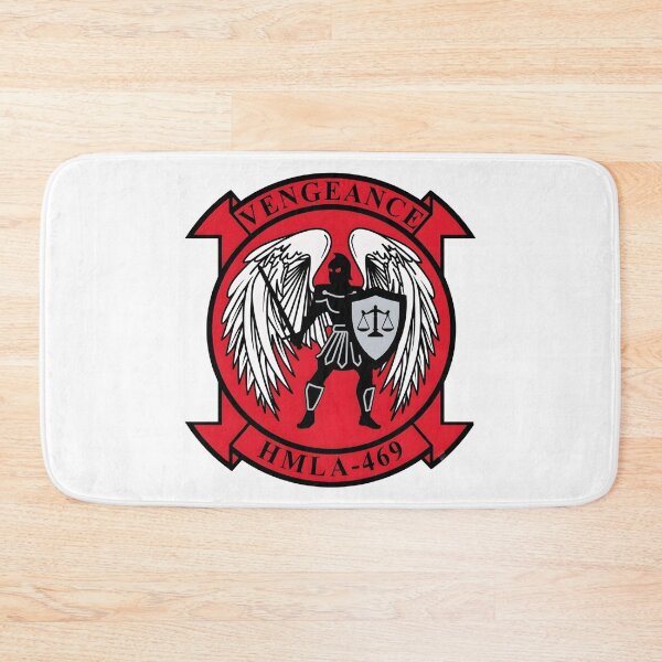 Item preview, USMC HMLA-469 "Vengeance" Squadron Insignia Patch designed and sold by CharlieDesings.