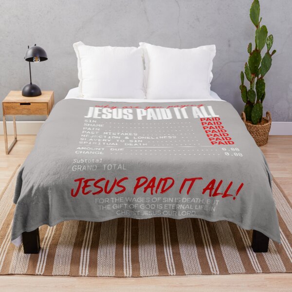 Item preview, Funny Christian Receipt Jesus Paid It All Romans 6 23 Faith designed and sold by GreggRoss.