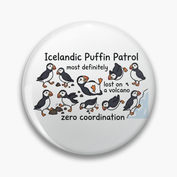 Item preview, The Icelandic Puffin Patrol Humor designed and sold by GaflariDesign.