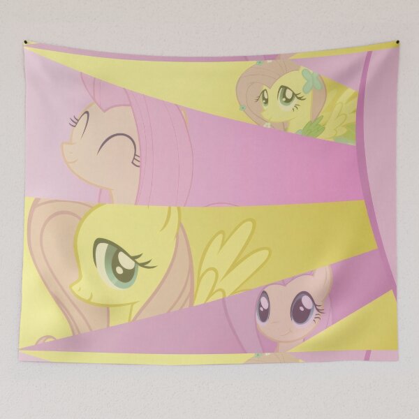 Item preview, Cute Yellow Pony Collage Pastel Kawaii Aesthetic | Gentle Cartoon Inspired Art designed and sold by Billy Morfo™.