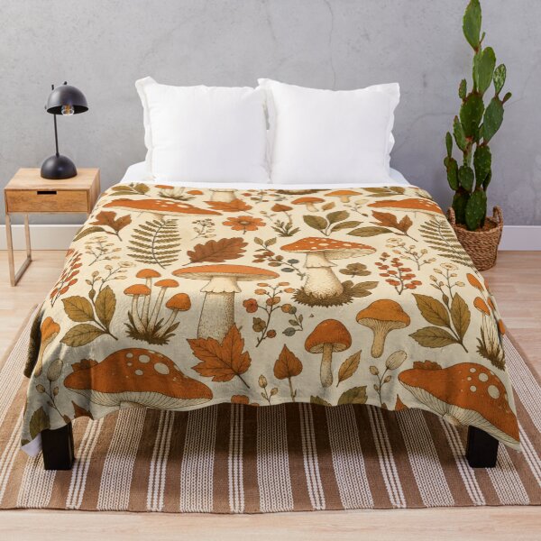 Item preview, Retro Mushroom Fall Coquette Cottagecore Woodland designed and sold by Yellowriversss.