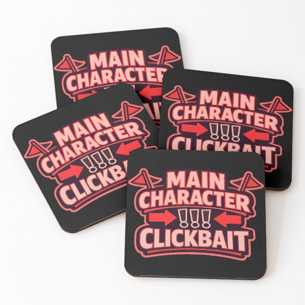 Item preview, Main Character Clickbait Funny Typography T-Shirt Internet Meme Sarcastic Statement Graphic designed and sold by TeeTimeTreasure.