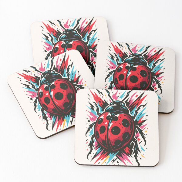 Item preview, Neon Graffiti Ladybug designed and sold by Ghost on Toast.