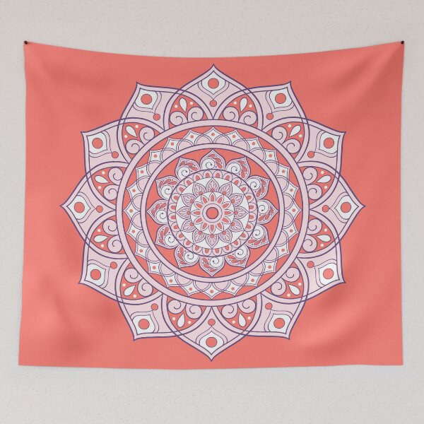 Item preview, Soft Bloom Mandala — Sacred Geometry Spiritual Design designed and sold by Amy Cohas Design.
