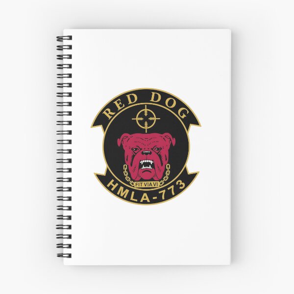 Item preview, USMC HMLA-773 "Red Dog" Squadron Insignia Patch designed and sold by CharlieDesings.