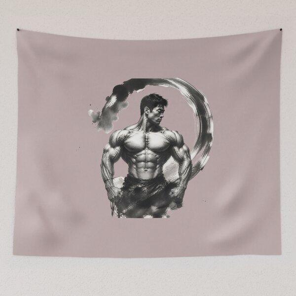 Item preview, Zen of Strength – Ink Warrior Physique designed and sold by ManggaeJM.