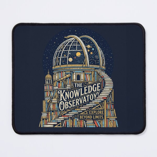 Item preview, The Knowledge Observatory Education Artwork | Premium STEM Design designed and sold by Amr Darwish Graphic designer.