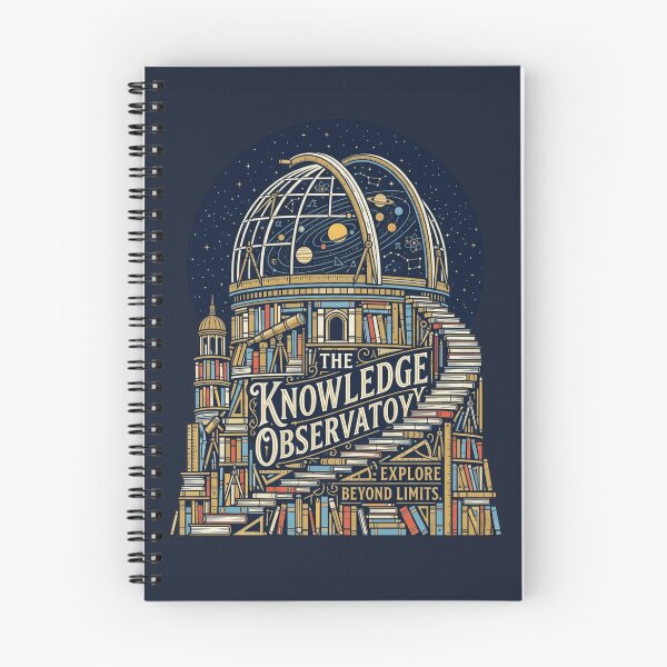 Item preview, The Knowledge Observatory Education Artwork | Premium STEM Design designed and sold by Amr Darwish Graphic designer.