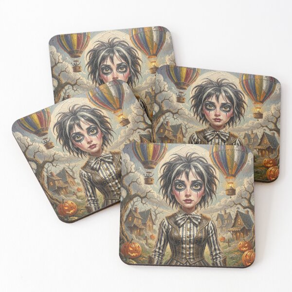 Item preview, Surreal Gothic Dreamworld Portrait with Gorey Influence designed and sold by FotoworldEdel.