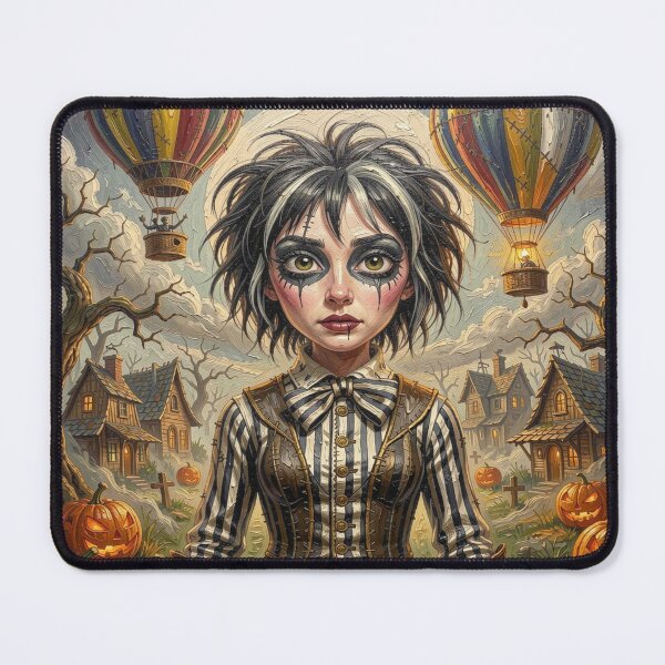 Item preview, Surreal Gothic Dreamworld Portrait with Gorey Influence designed and sold by FotoworldEdel.