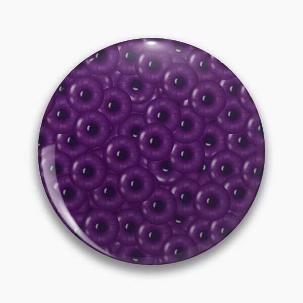 Item preview, The pattern is saturated with dark purple eyes designed and sold by Cherevan.